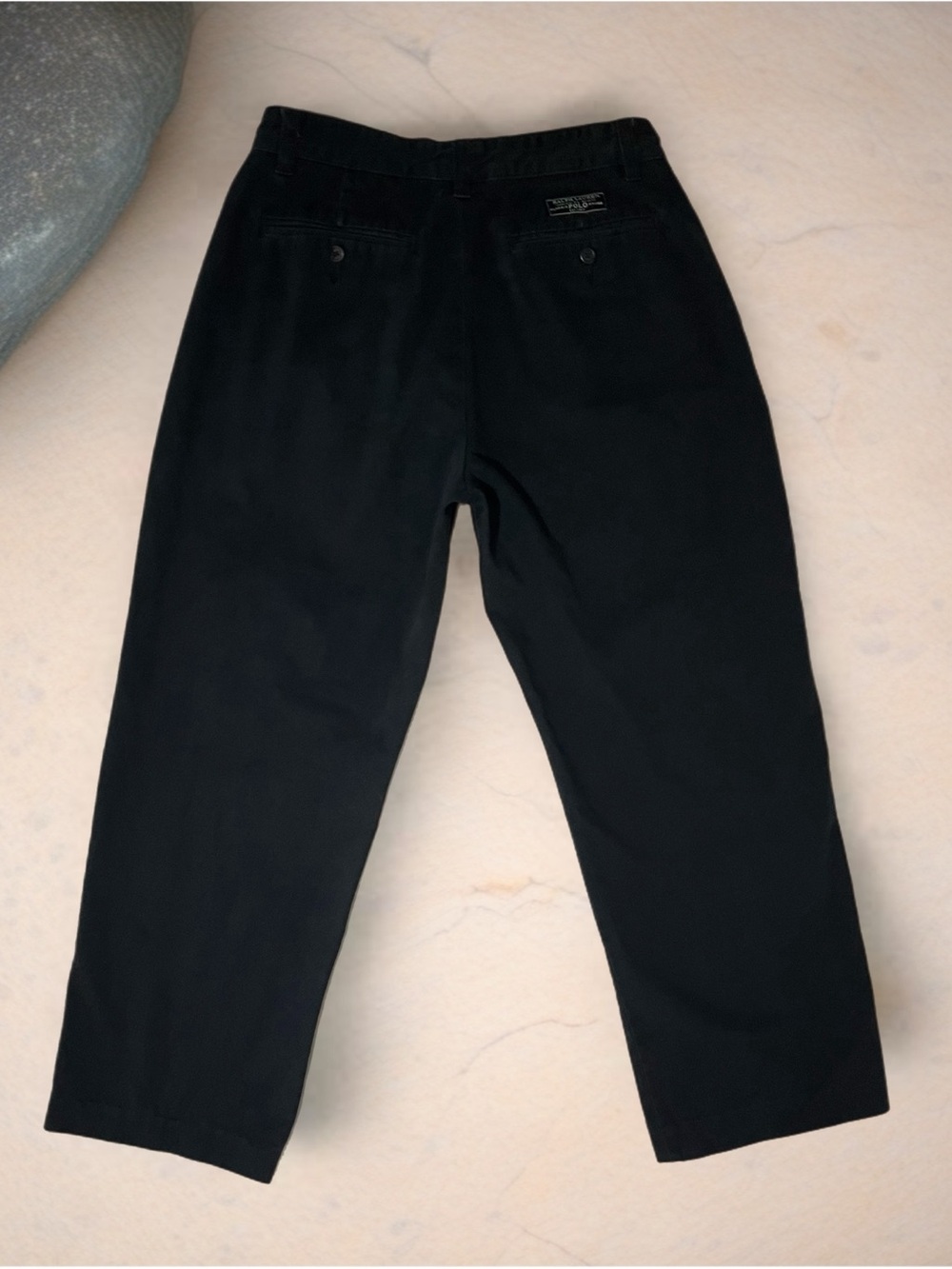 🏇🏻 Polo by Ralph Lauren Kids’ Chino Dress Slacks in Black | Boys’ Sz 16 - Picture 4 of 10